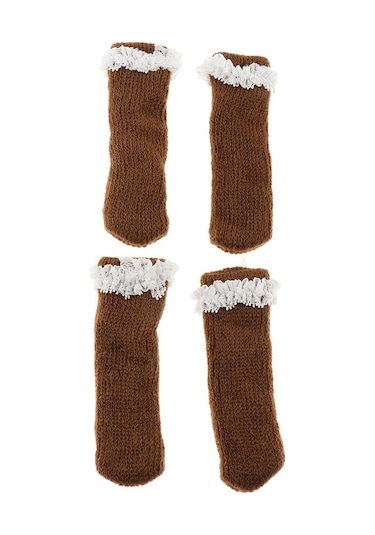 Suntek 4 Adet Örgü Dantel Mobilya Ayak Kapakları Sandalye