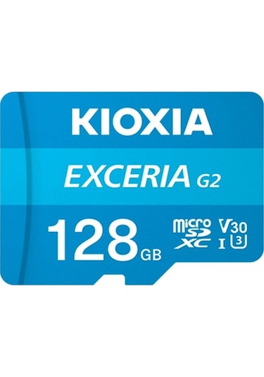 Kioxia Exceria lMEX2L128GG2 128 GB 100MbB/S Okuma Hızlı Micro SD Hafıza Kartı
