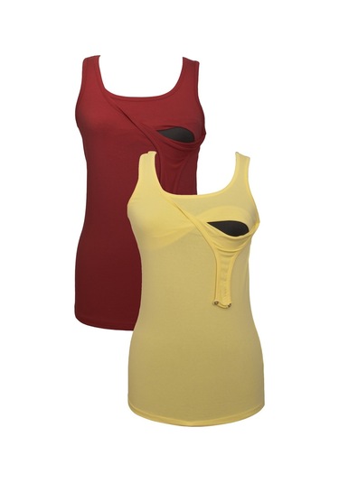 Luvmabelly Myra1505 1509 Emzirme Atlet Seti-bordo Bordo