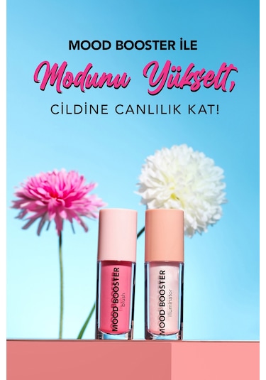 Flormar Yoğun Pigmentli Likit Allık (GÜL KURUSU) - Mood Booster Lbl. - 003 Thats Rosewood - 8682536043724