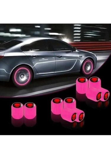 Fastbuy Turcoshop11 4 Parça Pembe Evrensel Kapağı, Trend Kırmızı Kafatası Tasarımı