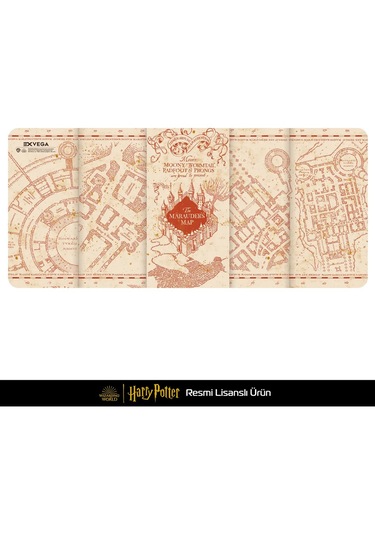 Exvega Harry Potter Marauders Map Mousepad Xxl 90 40