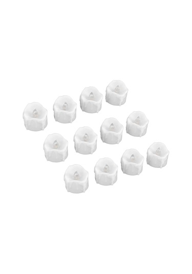 Shineyee 12'li Paket Led Işık Mumları, Uzaktan Kumanda İle Kontrol Edilebilir, Pil İle Çalışır, Gerçekçi Fakat Yangınsız, Ev Dekorasyonu, Düğün, Halloween Ve Noel İçin Islak Beyaz Işık Piller Dahil