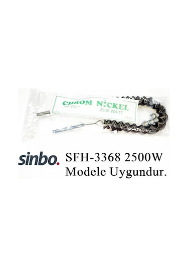 Sinbo Sfh-3368 2500w Modele Uyumlu 2500w İnfrared Soba Isıtıcı Rezistans Teli Yatay
