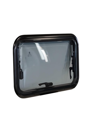 Berhimi Amortisörlü Karavan Penceresi 300X700Mm Siyah