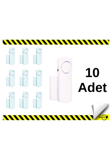 Lorex Kablosuz Alarm Sistemi Kapı Pencere Alarmı Ev Güvenlik 10