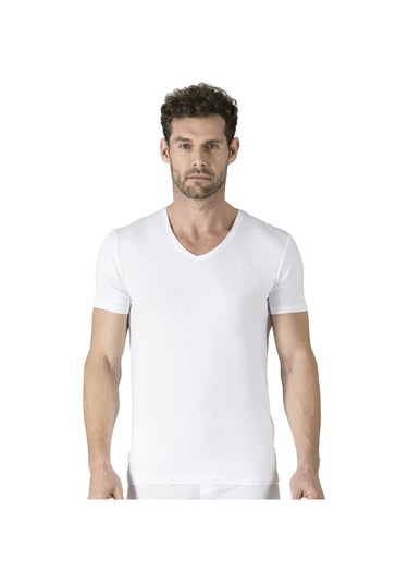 Özkan 6 Adet Erkek Modal V Yaka Kısa Kol Atlet Fanila 11143 001