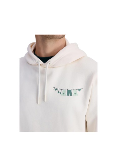 Kappa Unisex Regular Fit Sweatshirt Beyaz