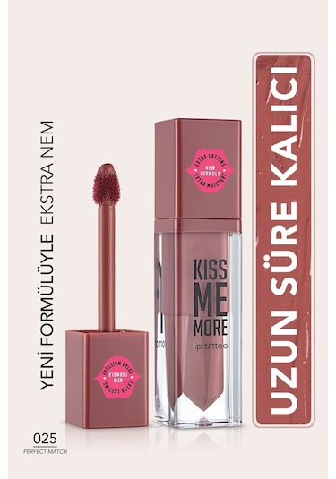 Flormar Uzun Süre Kalıcı Mat Ruj - Kiss Me More-025 Perfect Match-8682536040921