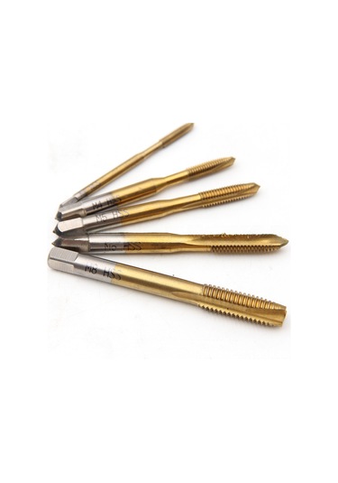 Geeksen M3-m12 Boyutları 7 Parça Hss İç Diş Delici Seti - Delikli Malzemelerde Yüksek Hızlı, Keskin Ve Dayanıklı Talaşçı M8 Tekli 16g Dahil