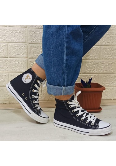 Fiyra 555 Lacivert Uzun Unisex Sneaker Keten Spor Ayakkabı 001