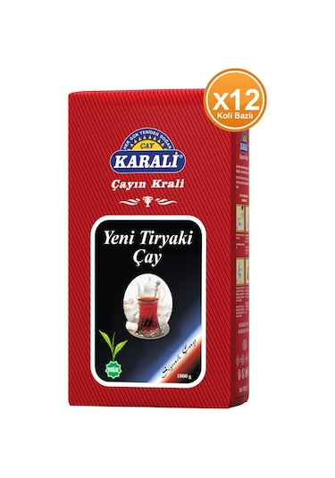Karali Yeni Tiryaki Dökme Çay 12 x 1 KG
