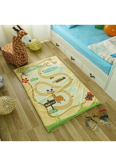 Zooturak Peluş Çocuk Matı Zürafa Zufi 100cm x 150cm