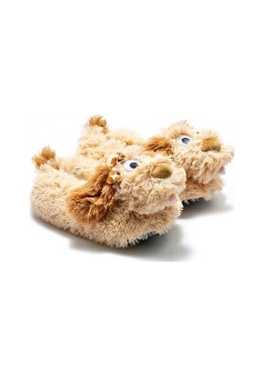 Malti Kadın,garson Boy Hayvanlı Panduf Bej 33/38 Bej