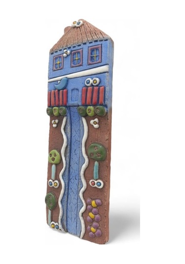 Özel Tasarım Seramik Uzun Ev Hediyelik Duvar Süsü