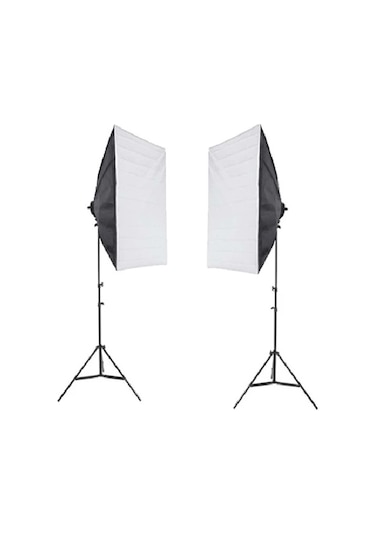 DP 50 x 70 CM Softbox 2'li Taşıma Çantalı Sürekli Işık Seti
