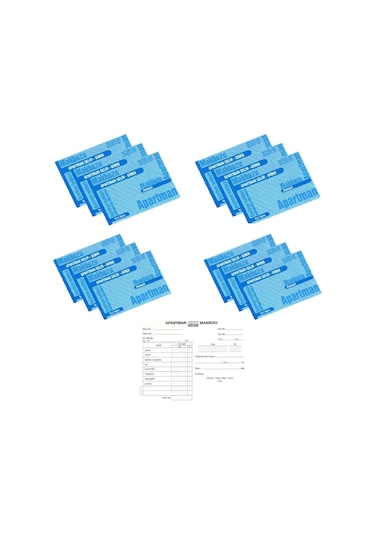 Gürmat Apartman Gelir Gider Makbuzu Otokopili 2 N-50 Sayfa 12 Adet