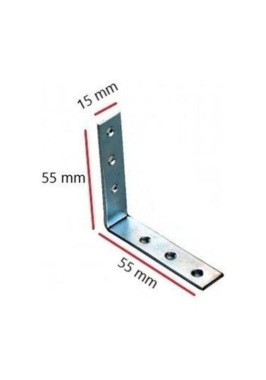 L Masa Gönye / Baş Köşe Bağlantı / 15 X 55 X 55 Mm / L Köşe Diğer