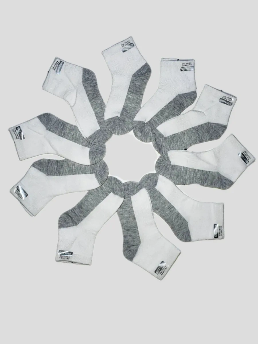 Modnaa Detvora Beyaz Çocuk Çorapları Seti 10 Çift 312957556 Beyaz