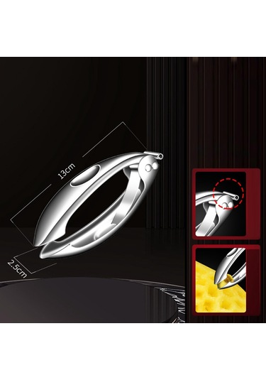 Suntek 2 Parça Ananas Gözü Çıkarma Aleti Ev Yüksek Gümüş