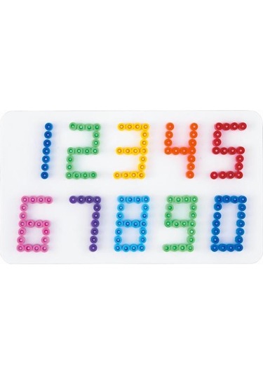 Hama Midi Boncuk Dizme Tablası Sayılar