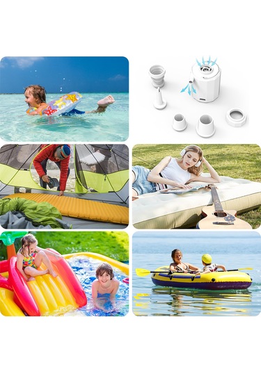 Moveevo Outdoor Mini Hava Pompa: Hava Kompresörü Ve 400 Lumen Işık Fonksiyonuyla 3.5 Kpa Basınç