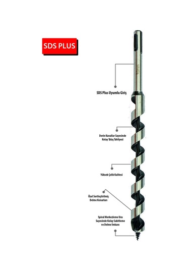 Sds Plus Ağaç 8 460 Delme Era55591 Eratool