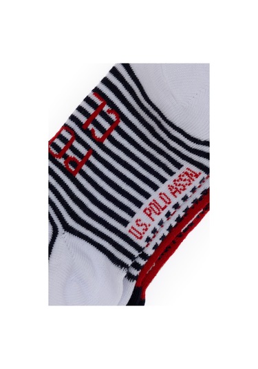 U.s. Polo Assn. Erkek Çocuk Beyaz Çorap Patik 50311346-vr013 Beyaz