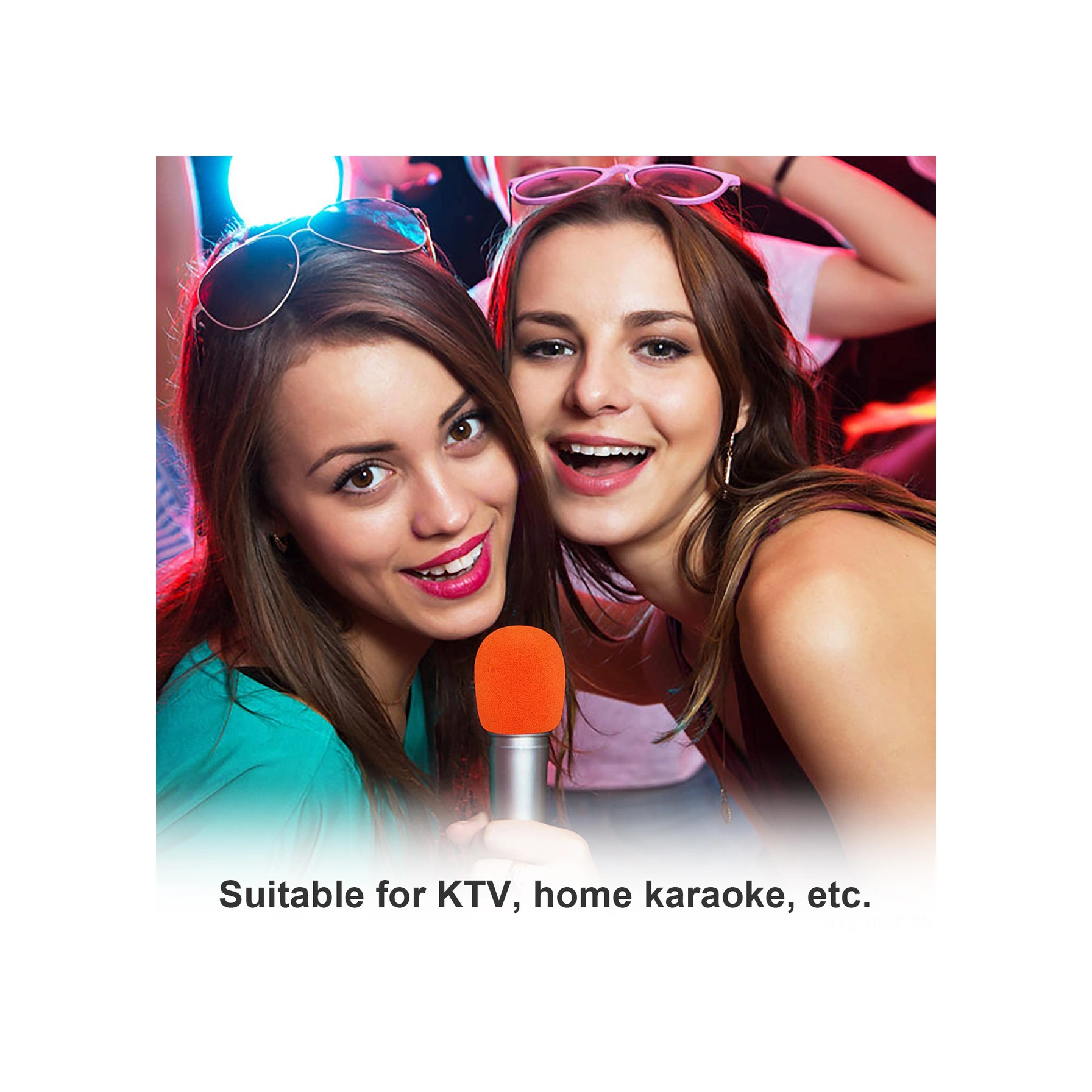 Honmex Mikrofon Muhafaza Örtüsü Ktv Ses Filtresi - Mavi Tekli Paket 60mm Dış Çap 40mm İç Çap