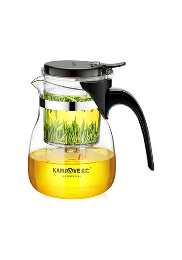 Sones Kamjove Elegant Cup Çaydanlık Isıya Dayanıklı Cam Çay Seti, Stil:tp-757 700ml Diğer