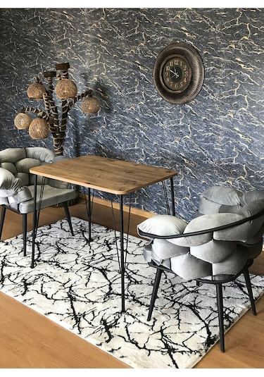 Yirmi15 Metal Ayaklı 60x90 Cm Eclipse Tek Mutfak Balkon Çalışma Masası