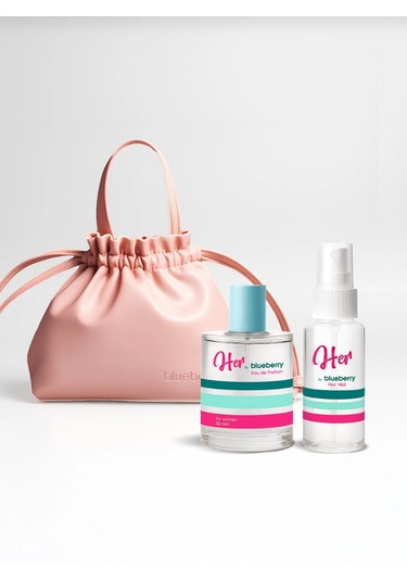 Blueberry Her Icon Çantalı Kadın Parfüm Seti Stcc022001 Parfüm & Hair Mist Çiçeksi - Oryantal