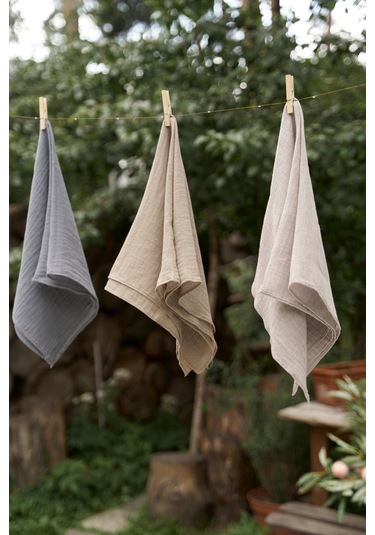 Violet Vizon Keten Fular Vizon