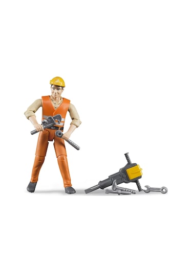 Bruder Inşaat Işçisi Ve Aksesuarları Br60020