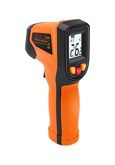 Fırın Mutfak Endüstrisi İçin Njty Dijital Ekran Yüksek Hassasiyetli Kızılötesi Termometre, Spec: T400