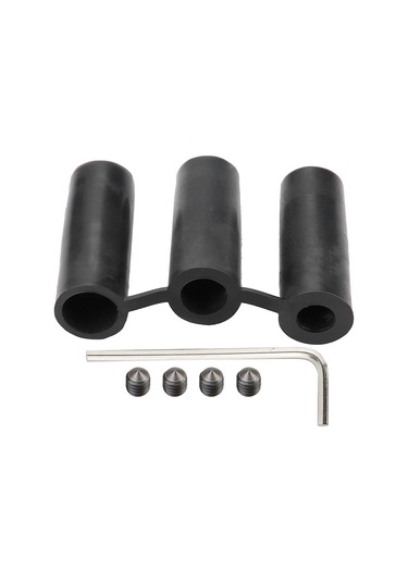 Moveevo Ev Tamiri İçin Evrensel Metal Vites Topu Siyah - 3 Adaptör 8mm,10mm,12mm İle Kolay Kurulum, Dayanıklı Malzeme Siyah