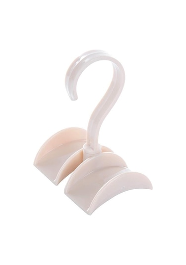 Bej Rotasyon Elbise Organizatör Çanta Eşarp Dolap Giyim Çanta Depolama Çubuk Depolama Askı Kancası Çanta Asılı Raf Tutucu Kanca Bej