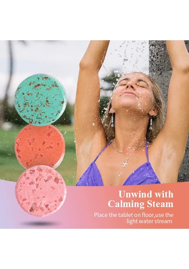 Yifomall 12 Farklı Kokulu Esansiyel Yağlı Duş Tabletleri Seti - Aromaterapi İle Rahatlama Ve Temizlik - 35g X 12 Adet Diğer