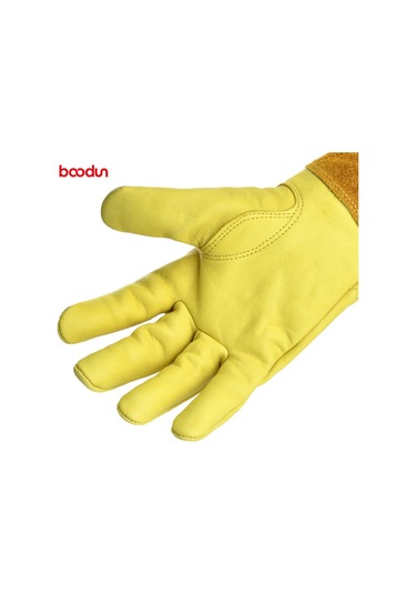 Geeksen Xl Sarı Bahçe Eldiveni - Özel Kürk, Budama Ve Ziraat İşlerinde Koruma, Keskin Nesnelerden Güvenli