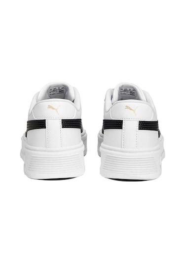 Puma Smash Platform V3 Kadın Spor Ayakkabı Beyaz/Siyah Mint Yeşili