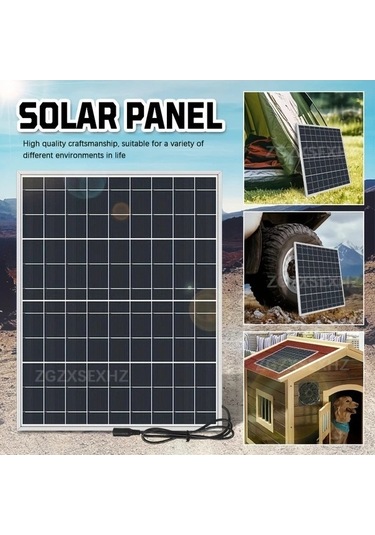 Besthome1 Dream011 Zgzxsexhz 1 Adet Dc Güneş Paneli Kiti, Elektrikli Şarj Kontrol Cihazı, Kampçılık/yürüyüş/araçlar İçin