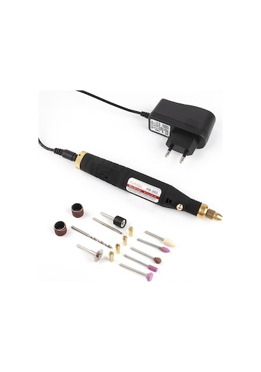 Ximistore9 Hb-005 Mini El Aleti - 5000-18000 Rpm Ayarlı, 15 Parça Aksesuarlı, Taşlama Ve Parlatma İçin Kompakt