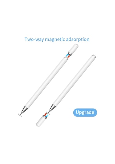 At-28 Macarone Renkli Pasif Kapasitif Kalem Cep Telefonu Dokunmatik Ekranlı 1 Kalem Kafalı Sarı