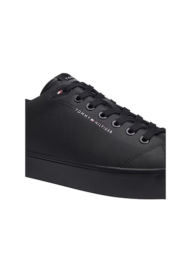 Erkek Bileksiz Vulkanize Sneaker - Siyah Triple Black