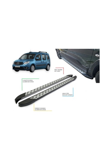 Mercedes Citan Noktalı Yan Basamak 2013 2014 2015 2016 2017 2018 2019 2020 2021
