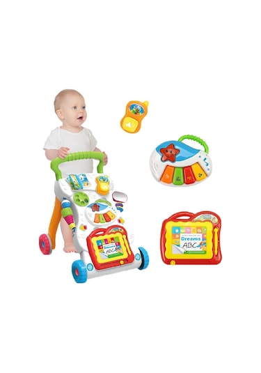 Tcherchi Müzikli Bebek Çocuk Yürüme Yardımcısı