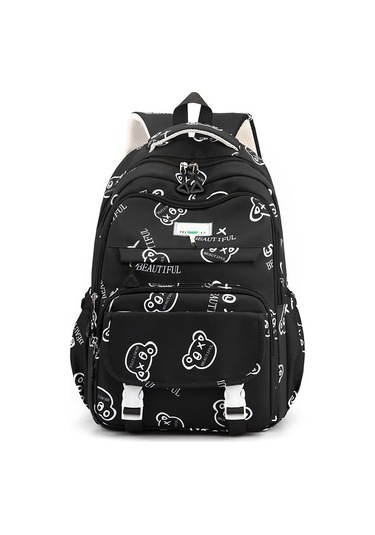 Genç Kızlar İçin Şık Ve Konforlu Ortaokul Sırt Çantası Büyük Kapasiteli, Hafif Tasarım, Okul Ve Gezi İçin Pratik, Ergonomik Omuz Askılı, Dayanıklı Ve Modaya Uygun Çanta Siyah