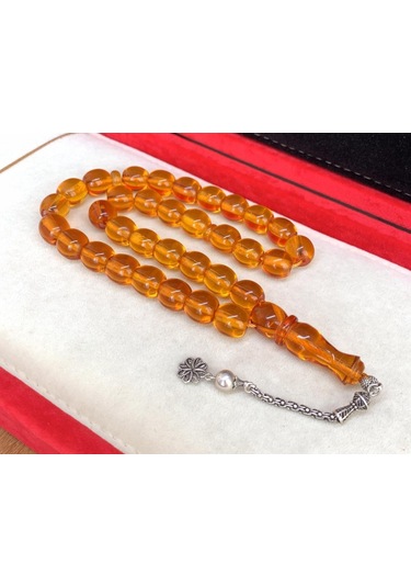 Tesbihci İri Boy Bal Rengi Katalin Tesbih