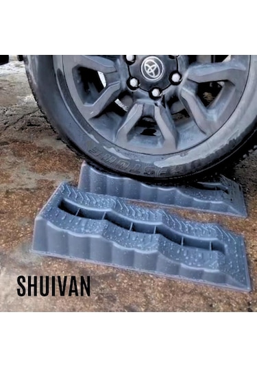 Shuıvan Karavan Seviye Denge Takozu 2'li Set - Antrasit-1210