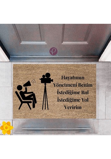 Kapı Önü Paspası Dekoratif Dijital Baskı Yönetmen P-2390